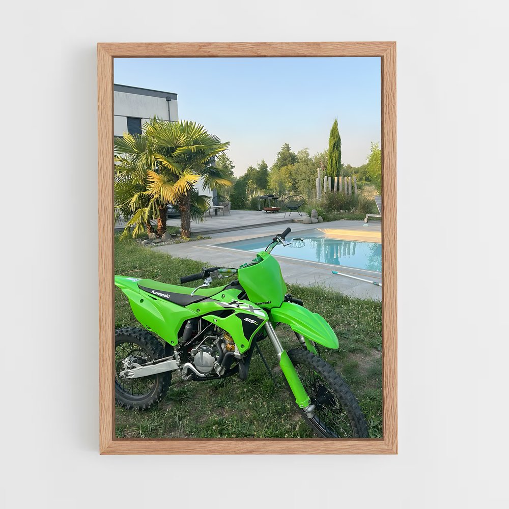Poster Moto et Piscine – affiche KTM Moto (vue 4)